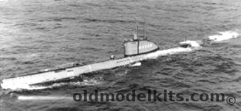 RCM 1/72 U-Boat Type XXI Submarine plastic model kit